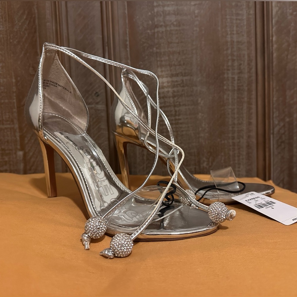 Express Silver Heels